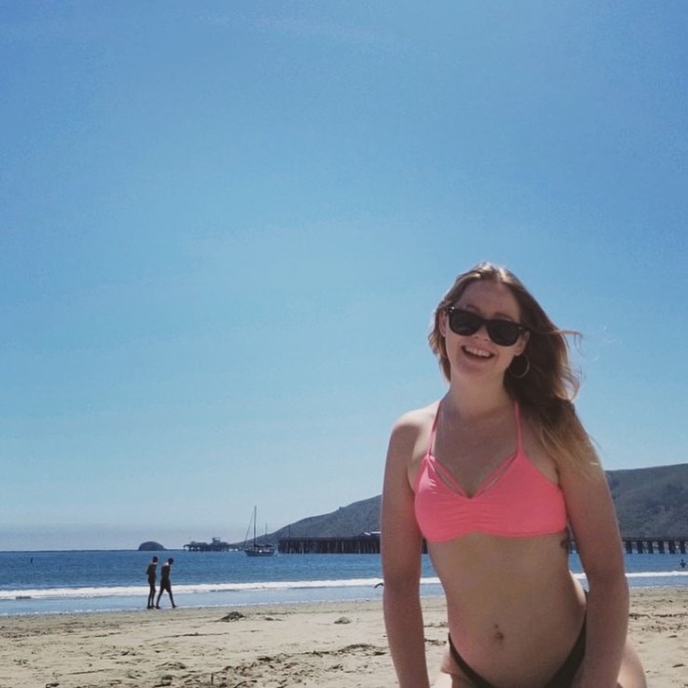 Pink bikini